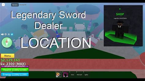 all spawn locations of legendary sword dealer
